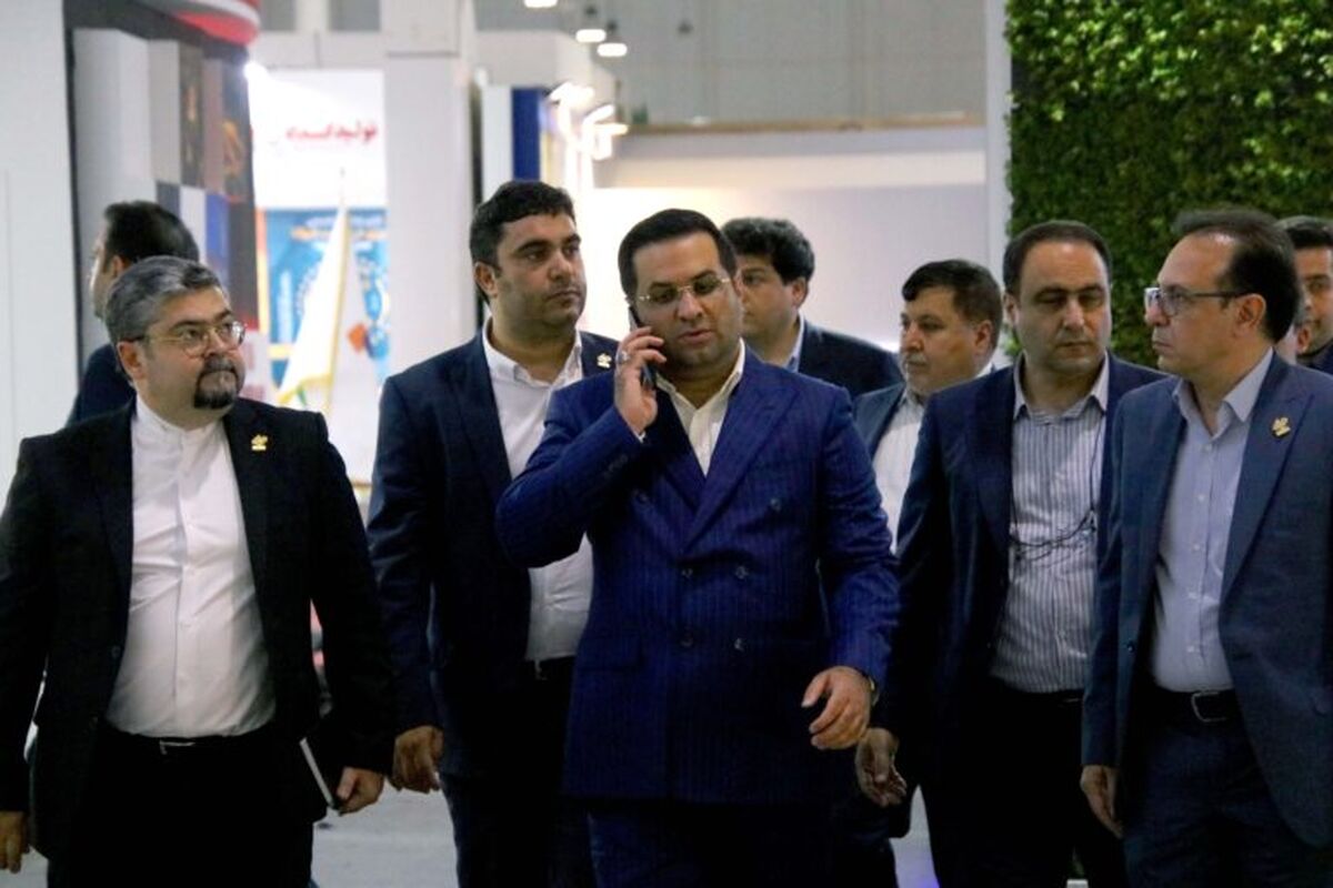 استقبال گسترده از غرفه فولاد غدیر نی ریز در نمایشگاه کیش