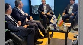حضور رایزنان اقتصادی و بازرگانی ایران در بغداد در غرفه چادرملو