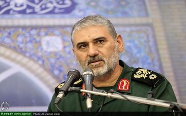  پیام تبریک پاسدار مهدی علیدادی خطاب به سردار شاهوارپور در پی انتخاب سپاه حضرت ولی عصر (عج) خوزستان به عنوان سپاه برتر کشور در هشتمین جشنواره مالک اشتر
