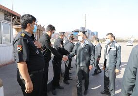  مدیران ارشد گل گهر به دیدار کارگران خطوط تولید رفتند