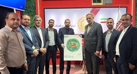 حضور دکتر سید محسن موسوی‌زاده، نماینده مردم شریف اهواز، حمیدیه، باوی و کارون در غرفه فولاد اکسین خوزستان