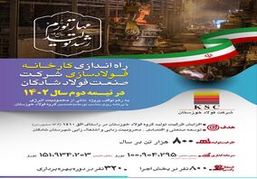 کارخانه فولاد سازی شادگان در نیمه دوم سال راه اندازی می شود
