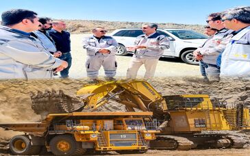 بازدید دکتر رسولیان از معادن سنگان