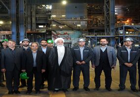 بازدید رئیس کل دادگستری و مسئولین ارشد قضایی استان کرمان از شرکت جهان فولاد سیرجان

