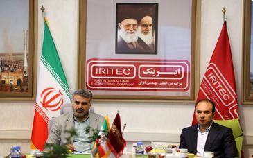 جلسه معاونت طرح های توسعه معدن و صنایع معدنی ایمیدرو با حضور دکتر امامی و مدیران ارشد ایریتک