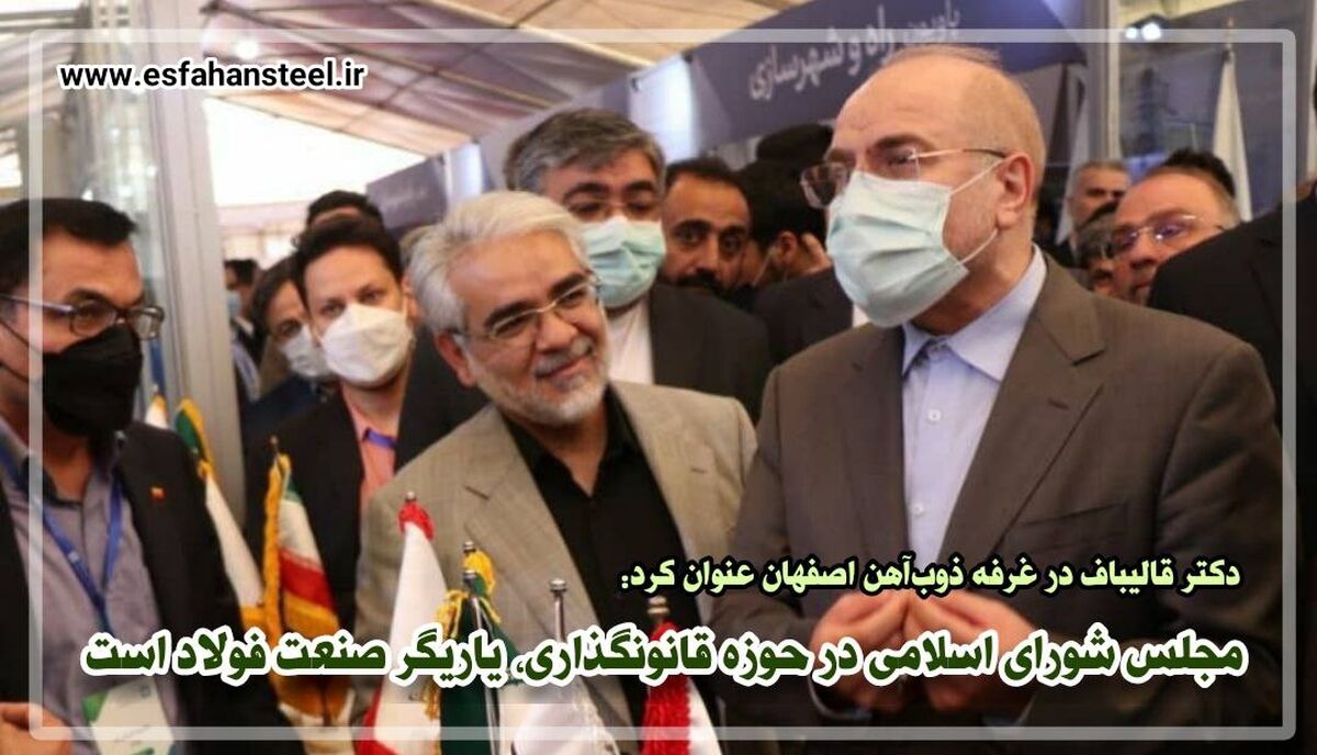 مجلس شورای اسلامی در حوزه قانونگذاری، یاریگر صنعت فولاد است