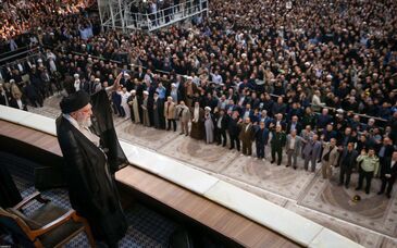 تجدید میثاق کارکنان و بسیجیان گروه فولاد خوزستان با امام راحل و رهبر معظم انقلاب اسلامی