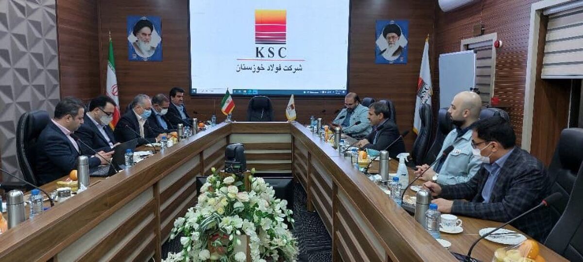 دیدار مدیرعامل شرکت فولاد خوزستان با مدیرعامل بانک رفاه کارگران کشور