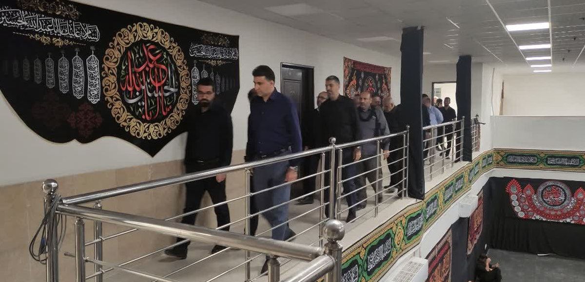 بازدید معاون منابع انسانی و امور اجتماعی به همراه معاون فناوری شرکت از موکب شهدای فولاد خوزستان در پایانه مرزی چذابه