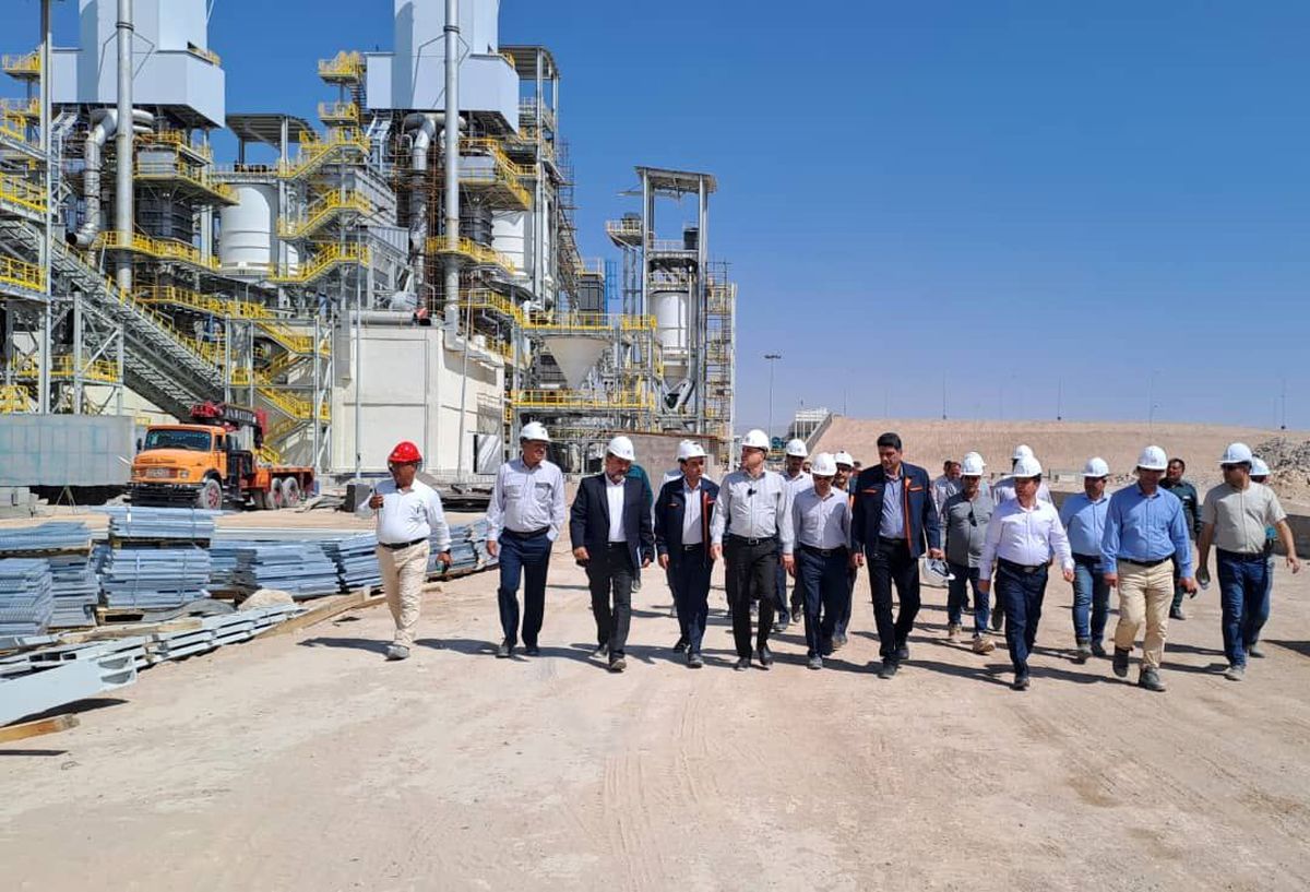 بازدید مدیرعامل شرکت ملی مس از طرحهای توسعهای مجتمع شهربابک