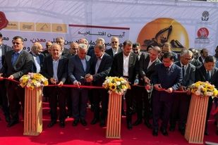 افتتاح نمایشگاه کانمبن با حضور  رئیس هیات عامل ایمیدرو‌