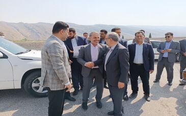گزارش تصویری: آئین عملیات اجرایی راه دسترسی به معادن خاک رس کوار( استان فارس) با حضور رییس هیات عامل ایمیدرو 