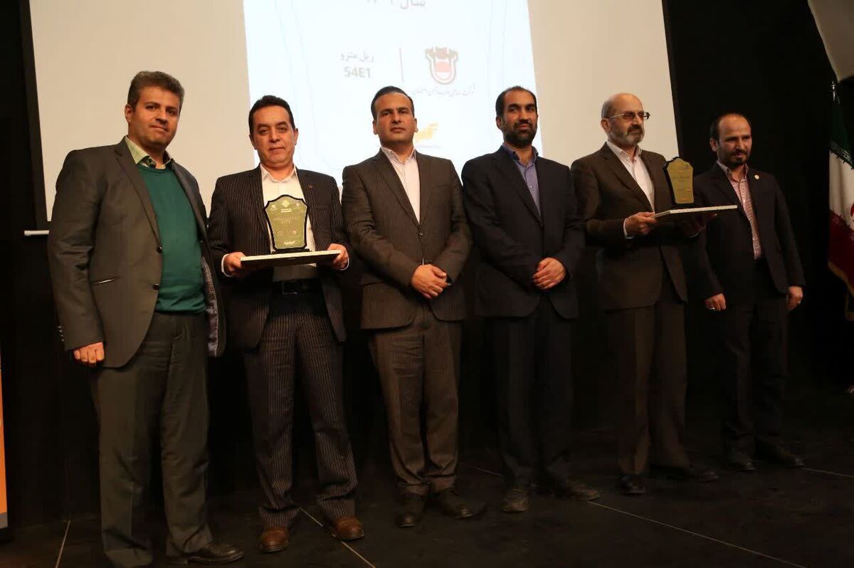 ریل متروی ذوب آهن اصفهان ، نوآوری برتر سال شد