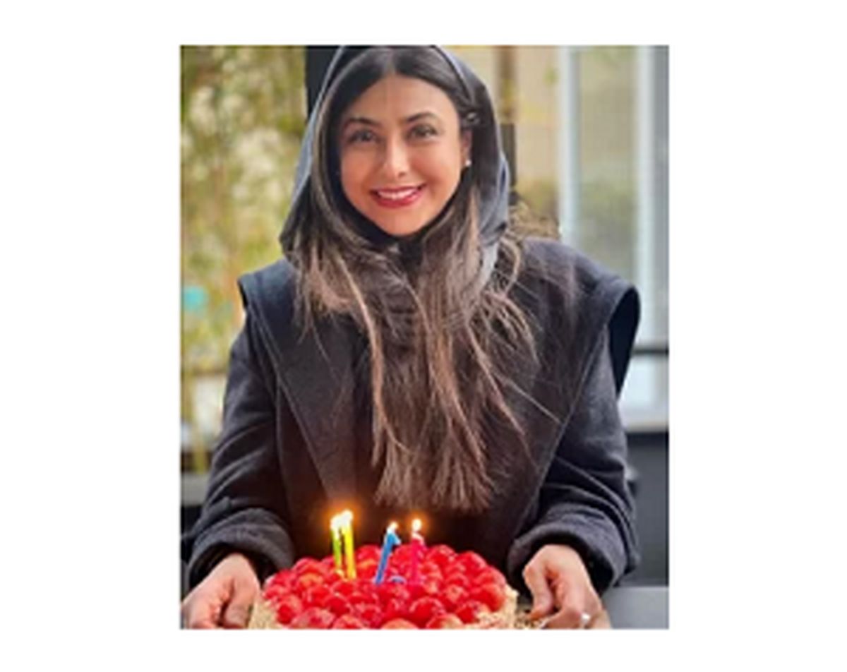 جشن تولد خاص و متفاوت “آزاده صمدی”/ عکس