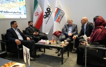 گزارش تصویری روز دوم حضور شرکت فولاد هرمزگان در نمایشگاه متافو

