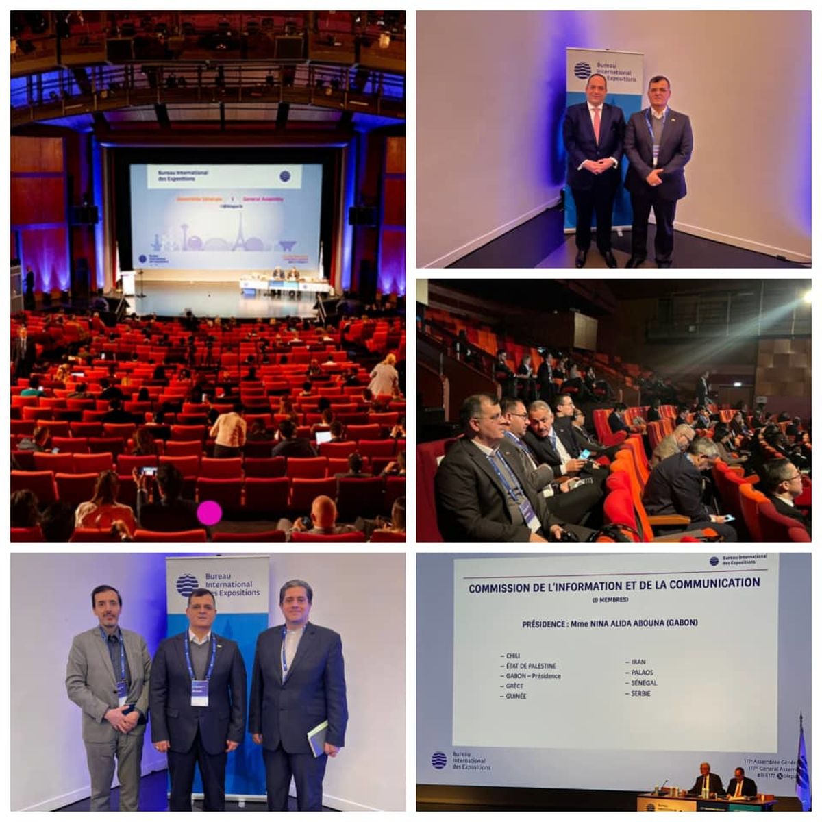 برگزاری یکصد و هفتاد و هفتمین نشست مجمع عمومی BIE با حضور نماینده ایران/انتخاب ایران بعنوان عضو کمیته اطلاعات و ارتباطات دفتر BIE
