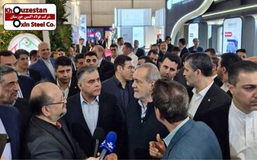 آغاز به کار بیست‌و‌نهمین نمایشگاه بین‌المللی نفت، گاز،پالایش و پتروشیمی ایران با حضور رئیس جمهور و‌ وزیر نفت