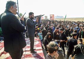  موکب گل‌گهر میزبان خیل عظیم عزاداران اربعین حسینی بود