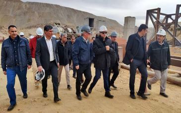 بازدید مدیرعامل شرکت ملی مس از اَبَرپروژه فازهای ۳ و ۴ تغلیظ مجتمع سرچشمه
