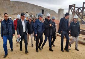 بازدید مدیرعامل شرکت ملی مس از اَبَرپروژه فازهای ۳ و ۴ تغلیظ مجتمع سرچشمه