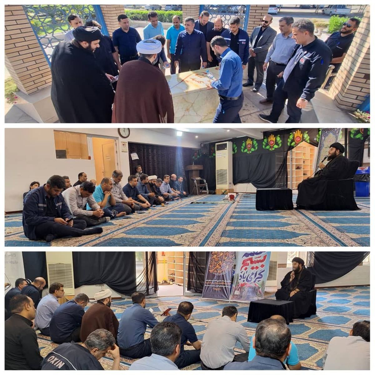 برگزاری مراسم گرامی‌داشت هفته بسیج و ایام شهادت حضرت زهرا (س) در شرکت فولاد اکسین خوزستان