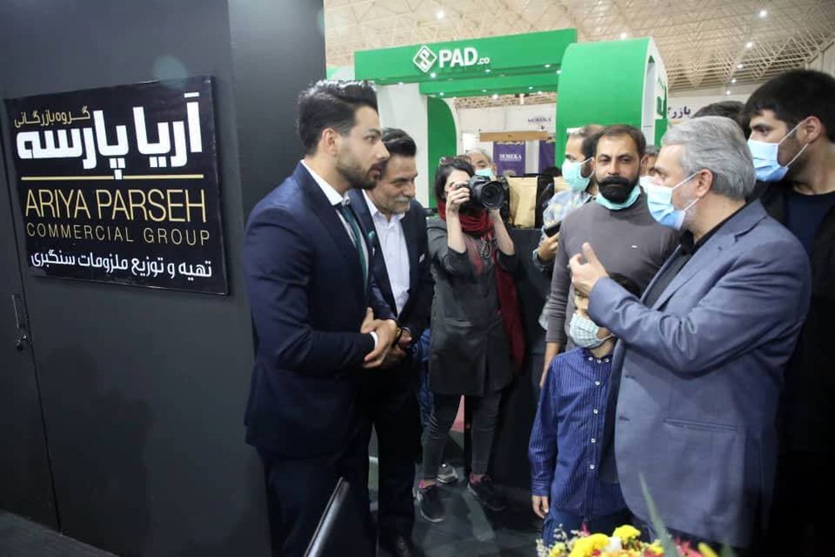 بازدید وزیر صمت از سیزدهمین نمایشگاه بین المللی سنگ ایران در محلات