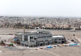 پیشرفت ۵۵ درصدی پروژه بیمارستان ۱۵۰ تختخوابی شهر بابک