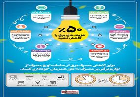به راحتی ۵۰ درصد هزینه های برق را کاهش دهید