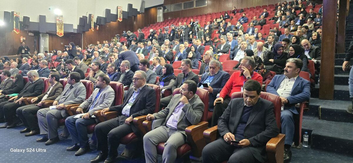 تقدیر از مدیرعامل شرکت معادن سنگ آهن احیاء سپاهان در همایش ملی وفاق برای ایران ماهر