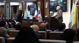 حضور دکتر سید مصطفی فیض مدیرعامل شرکت ملی مس ایران در آیین اعطای نخستین مدال «دانشمند جوان» جایزه مصطفی