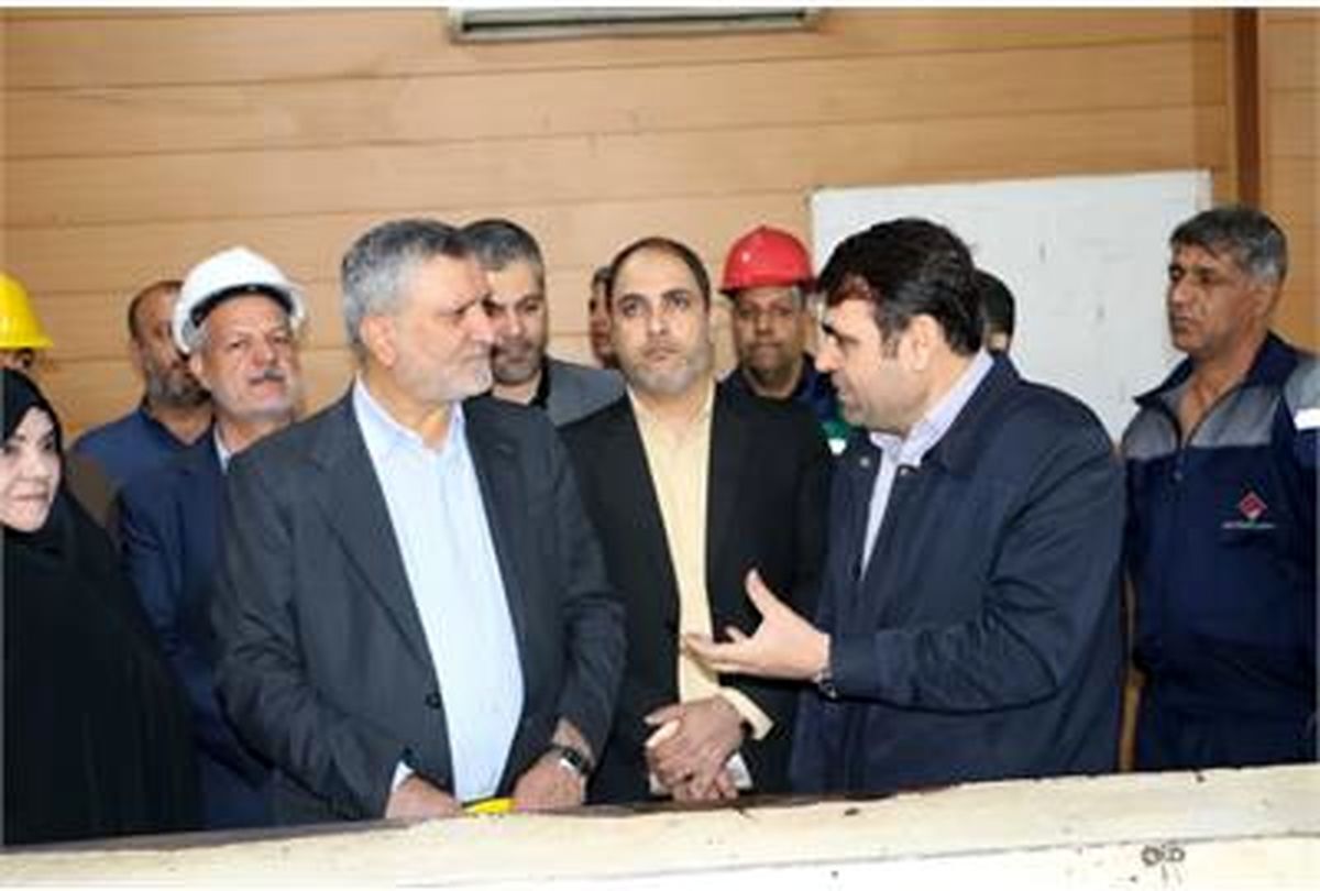 مرتضوی از کارخانه زغال‌شویی زرند بازدید کرد 