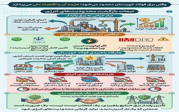 فشار بر اقتصاد ملی با محدودسازی برق فولاد خوزستان