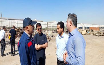 بازدید قائممقام فولاد اکسین خوزستان از انبار ضایعات/تأکید بر ساماندهی سریع، رعایت نکات ایمنی و اجرای نظام آراستگی (5S)